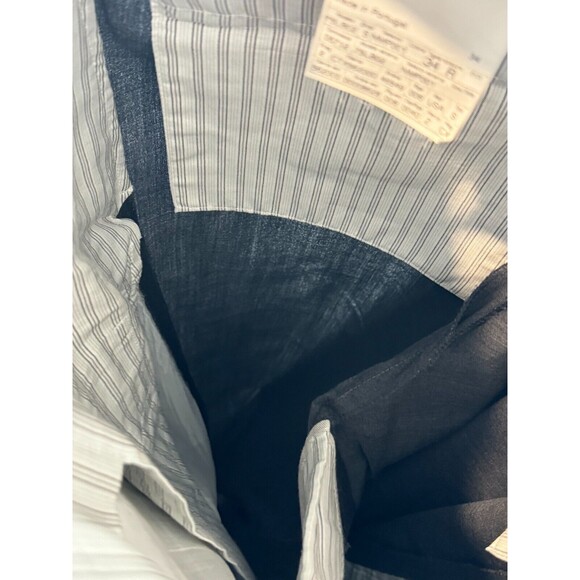 Ermenegildo Zegna Mens Pants Gray Dress Straight Trouser Workwear Formal 34x31 - Picture 13 of 14